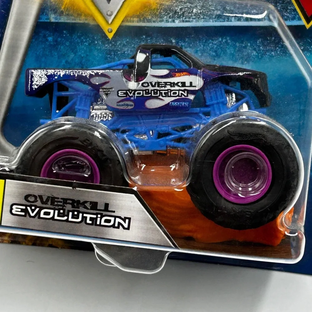 Hot Wheels Monster Jam Overkill Evolution Blue Rene Casey Autograph Storage Wars